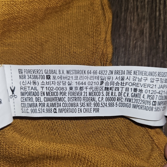 Forever 21 Mix Media Mustard Maxi Dress Sz S Lace Cottagecore Milkmaid Boho - Picture 13 of 14